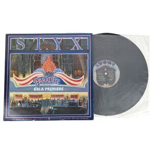 Styx Paradise Theatre Etched Vinyl LP Record Album A&M SP-3719 Original Press